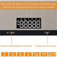 thumbnail image 2 of Kitchen Scales, Electronic Kitchen Scales 5Kg/1G Stainless Steel Touch-Sensitive Backlit Lcd Tare Function, 2 of 4