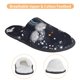 thumbnail image 3 of Balery Galaxy2 Pantuflas de Casa de Felpa Silenciosas con Diseño Estampado, Zapatillas Cómodas Antideslizantes de Algodón para Interior-Medium, 3 of 8