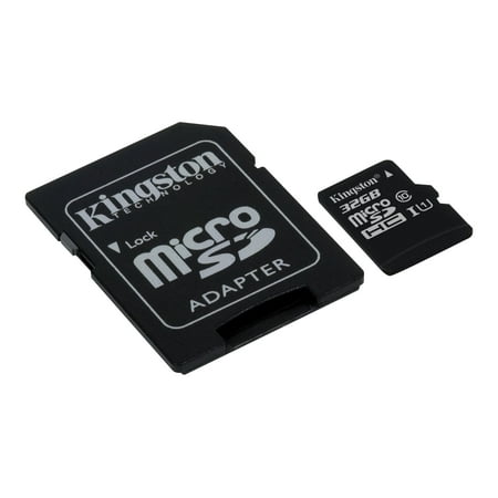 UPC 740617246063 product image for Kingston - Flash memory card (microSDHC to SD adapter included) - 32 GB - UHS Cl | upcitemdb.com
