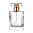 thumbnail image 1 of Frasco de perfume de vidrio rectangular vacío, rellenable, con atomizador, 50 ml AeBFmMt2EK, 1 of 5