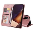 thumbnail image 4 of Allytech Wallet Case For Samsung Galaxy Note 20 Ultra,Drop Protection Stylish PU Leather ID Money Pocket Magnetic Flip Holder Credit Card Slots Case Cover.For Samsung Galaxy Note 20 Ultra,Rosegold, 4 of 11