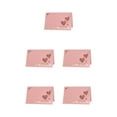 thumbnail image 2 of Decodeary 50x Personalize Table Settings With Heart Hollow Name Place Cards Durable Wedding Elegant Name Cards pink 5Set, 2 of 6