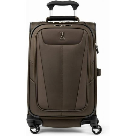 Travelpro Maxlite 5 Softside Expandable Carry on Luggage with 4 Spinner Wheels, Lightweight Suitcase, Men and Women, Mocha, Carry On 21-Inch Mocha Carry-on 21-Inch