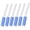 Blue, variant on Gaderth 6 Pack White Extended Handle Toilet Brush, Powerful Stain Remover Toilet Brushes, Bubble Pumice Stone, Hanging Design-13.4 Inch Total Length