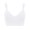 White, variant on Women's European And American Large Sports Slim Fit Strap Solid Yoga Bra Womens Deep V Bras