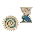 thumbnail image 1 of Tablero Ocupado de Madera 2 Uds. Sunnimix Accesorios de Bricolaje Juguetes de Reloj de Arena, 1 of 7