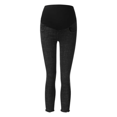 

MPWEGNP Pregnant Woman Jeans Maternity Pants Trousers Prop Belly Legging Style Maternity Clothes Maternity Support Shorts