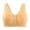 Orange, variant on EOYWHK Strapless Bras for Women 's Comfortable Casual Steel Ring Tank Top Thin Lace Plus Size Bra