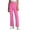 Hot Pink#757, variant on LIIPEE Girls Uniform Pants Fall Winter Solid Color High Waist Straight Dress Trousers Kids Leisure Climbing Hiking Camping Cycling Pants,Black,5-6 Years