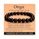 thumbnail image 1 of Pulsera elástica de yoga Yuxing de turmalina negra 8 mm regalo de energía curativa, 1 of 5