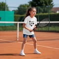 thumbnail image 6 of Bnwani Girls T Shirts Printed Crew Neck Boys Shirts Fashion Tee White Sizes 3-9, 6 of 9
