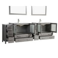 thumbnail image 4 of Vanity Art VA3036-96G 84 in. Double Sink Bathroom Vanity Set, Gray, 4 of 5
