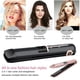thumbnail image 2 of Jumpingount Women Rechargeable Hair Straightener Curler Home Spa Shop Supplies Barber Adjustable Iron Beauty Salon Hairstyling 2-in-1 Cuidado del cabello negro, 2 of 6