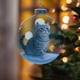 thumbnail image 5 of Adornos navideños, decoraciones navideñas, regalos de Navidad. Lindo colgante navideño plano 2D de gatos. Decoración para árbol de Navidad. Colgante plano decorativo., 5 of 5