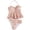 k56-Pink, variant on LIIPEE Girls Swimsuit Sets Casual Summer Solid Color Ribbed High Elastic Halter Neck Adjustable Strap Ruffle Tankini Tops Bottoms Two Piece Set Kids Fashion Cute Pool Swimsuits,White,11-12 Years