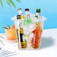 thumbnail image 3 of Cubo de Hielo Acrílico Cuadrado Transparente para Bebidas OGGI 2.4L, 3 of 7