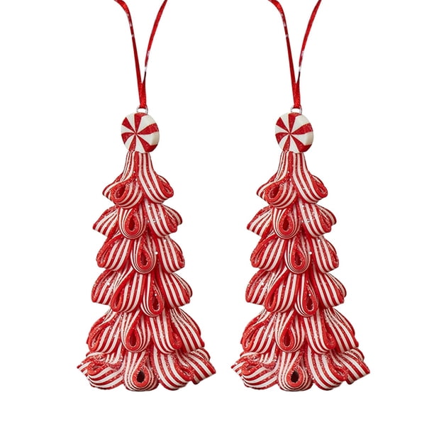 2 Pendientes De Árbol De Caramelos, Colgantes Navideños, Colgantes De Árbol, Colgantes De Ángel, Colgantes Decorativos Para Las Fiestas, Colgantes Para El Coche