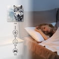 thumbnail image 4 of 14 Inch Wall Clock Battery Operated Silent Clock Decorative for Office, Kitchen, Outdoor, Living Room，Wolf Head Creative, 4 of 4