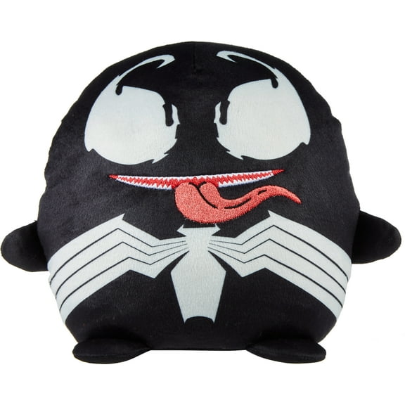 Marvel Cuutopia Plush Venom, 7-in Soft Rounded Pillow Doll, Collectible Superhero Stuffed Animal