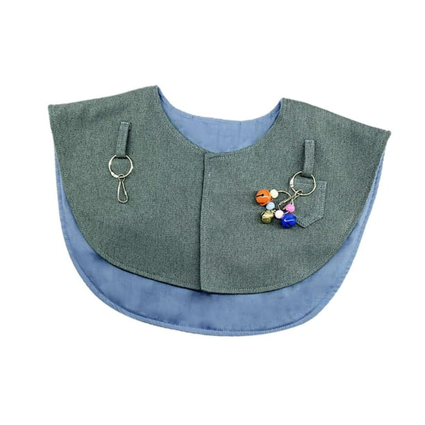 Parrot Anti Scratch Shoulder Protector Bird Shoulfunking Hears Alth para mascotas Multifuncionales para Gris azul