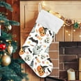thumbnail image 7 of SKYSONIC Halloween Ghost Pumpkin Christmas Stocking 2pcs, Large Fireplace Xmas Hanging Stockings with Plush Cuff for Family Holiday Party Decorations, 17.71 x 12.20 Inch, 7 of 7