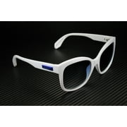 Adidas Originals OR0012 21W White Gradient Blue Injected 54mm Women's Sunglasses