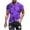 Purple T Shirts for Men, variant on Big and Tall Mens Short Sleeve T Shirts M-4XL Plus Size Crewneck Tie-Dye Tees Tops Basic Pullover Casual Comfort Going Out Tshirts Shirt
