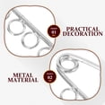 thumbnail image 5 of 10pcs Brooch Findings Safety Pin Needles with Holes Multi-use Metal Pin Brooch for DIY, 5 of 5