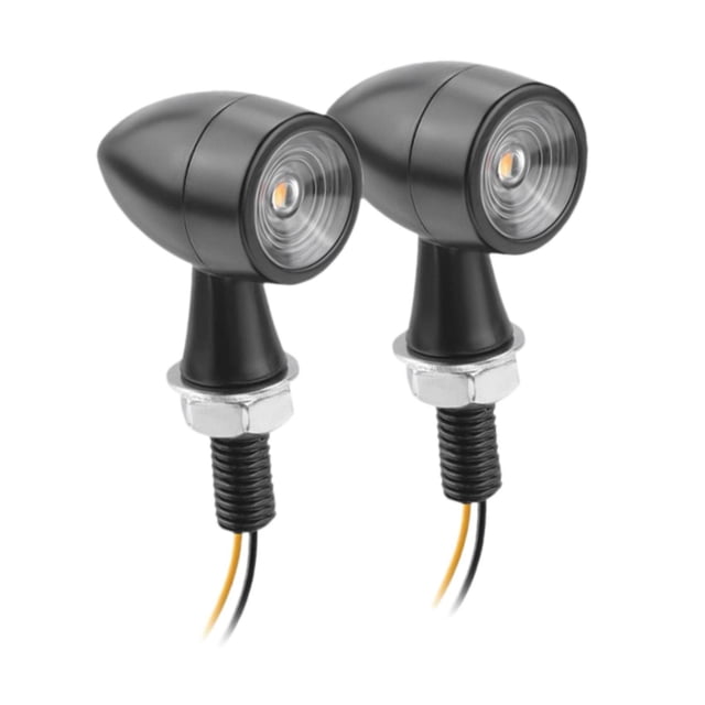 2 mini luces intermitentes para motocicleta, fácil instalación, piezas modificación, reemplazo, rendimiento, accesorios 12 V