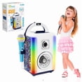 thumbnail image 1 of Bocina De Karaoke Para Niños Con Luz Bluetooth Portatil Azul, 1 of 6