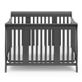 thumbnail image 2 of Storkcraft Tuscany 4-in-1 Convertible Baby Crib Gray, 2 of 12