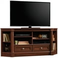 thumbnail image 1 of Pemberly Row Modern Engineered Wood Corner TV Stand for TVs up to 60" in Cherry, 1 of 9