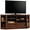 Cherry, variant on Pemberly Row Contemporary Engineered Wood 60" Corner TV Stand in Vintage Oak