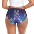 thumbnail image 3 of Cloud Cute Rabbit Womens Briefs Underwear, No Show Seamless Underwear for Women, Soft Stretch Women's Panties, Classic Hipster Panties Bikini Underwear Briefs for Ladies, 3 of 6