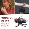 thumbnail image 2 of Plastic Flies Toy Fake Fly Bugs Fake Plastic Insect Fly Toys Trick Joke Toys, 2 of 3