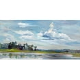 thumbnail image 2 of Hallock, Carol 24x14 Black Ornate Wood Framed with Double Matting Museum Art Print Titled - Tree Reflections, 2 of 4