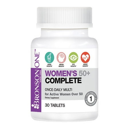 Bronson ONE Women's 50+ Complete MultiVitamin MultiMineral, 30