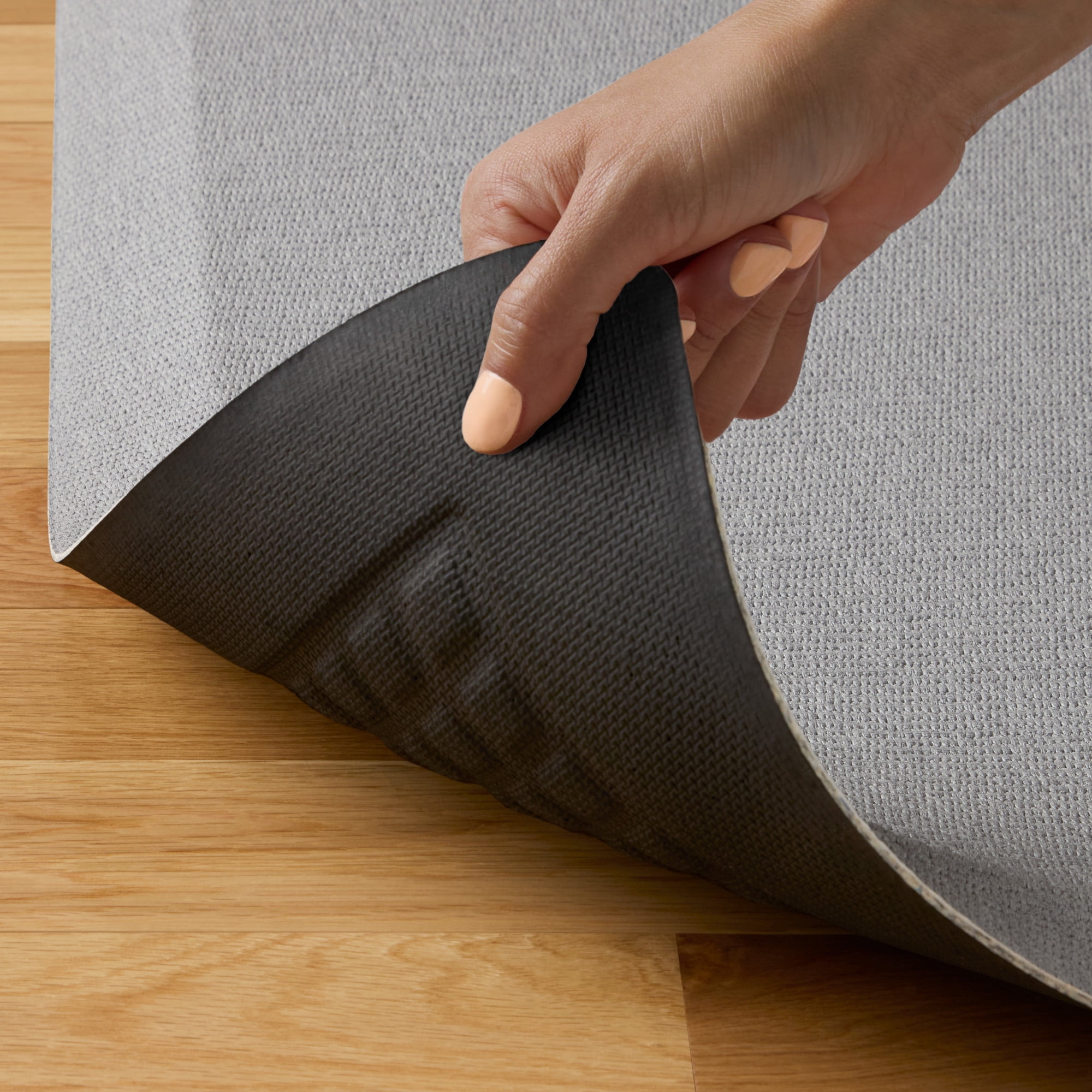 KitchenAid Classic Series Solid Basketweave Kitchen Comfort Mat, Matte Grey, 20"x39"