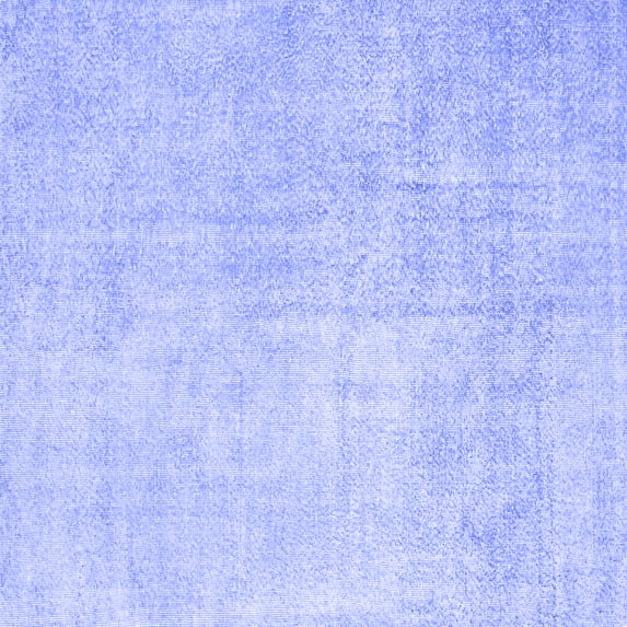 Ahgly Company Indoor Square Abstract Blue Contemporary Area Rugs, 8' Square