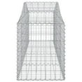 thumbnail image 3 of vidaXL Arched Gabion Baskets 7 pcs 200x50x60/80 cm Galvanised Iron, 3 of 4