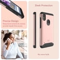 thumbnail image 4 of Funda TUDIA DualShield Resistente para ZTE Blade A3Prime Oro Rosa, 4 of 7