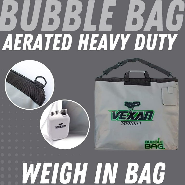 Vexan Aerated Fishing Tournament Weigh in Bubble Bag Heavy Duty Zipper Fish Fishing, Aerated Bubble Bag