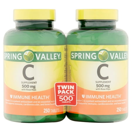  La vitamine C 500 mg Twin Pack