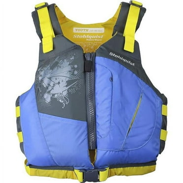 US Coast Guard PFD Escape Youth Life Jacket, Retro Blue - Size 50 to 90