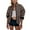PinkFloral, variant on Women's Cropped Quilted Jacket Floral Printed LightWeight Padded Puffer Cardigan Coat Outwear
