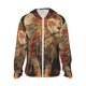 thumbnail image 1 of Fotbe Majestic Cosmic Lion Chaqueta con Protección Solar UPF 50+ para Hombre y Mujer, Camisa con Capucha y Bolsillos-XX-Large, 1 of 7