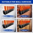 thumbnail image 4 of 2 Pack Screwdriver Organizer Wall Mounted – Heavy Duty Rustproof Tool Organizer with Durable Design, Space-Saving Storage for Garage, Workshop, Home Workbench, 4 of 7