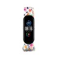 thumbnail image 3 of Replacement Strap Compatible for Xiaomi Mi Band 5 Breathable Floral Silicone Replacement Band, 3 of 4
