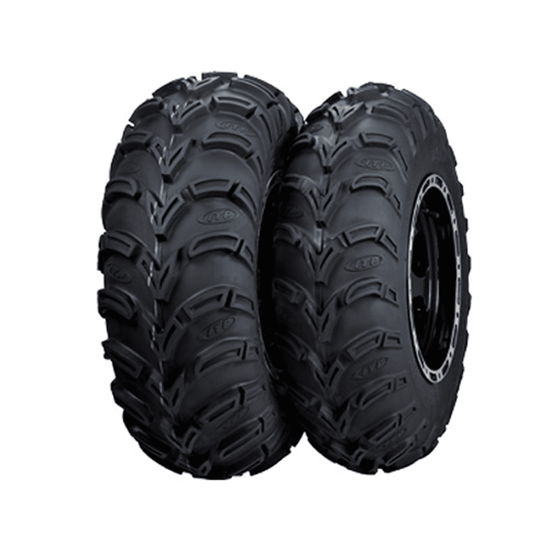 Pair of ITP Mud Lite XL 2 6ply ATV Tires 25x12-11 