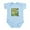 Sky Blue, variant on CafePress - Minnesota Map Infant Bodysuit - Baby Light Bodysuit, Size Newborn - 24 Months